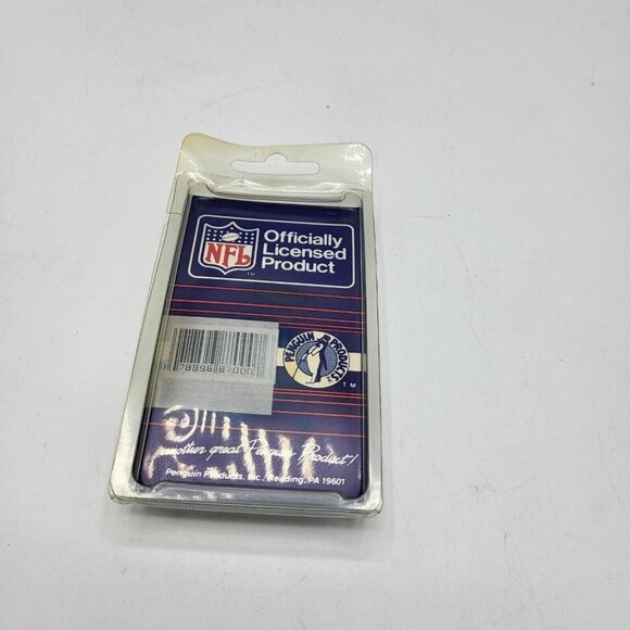 Vintage 90's CHICAGO BEARS NFL‎ Key Ring keychain LEATHER KEY FOB - Picture 2 of 3